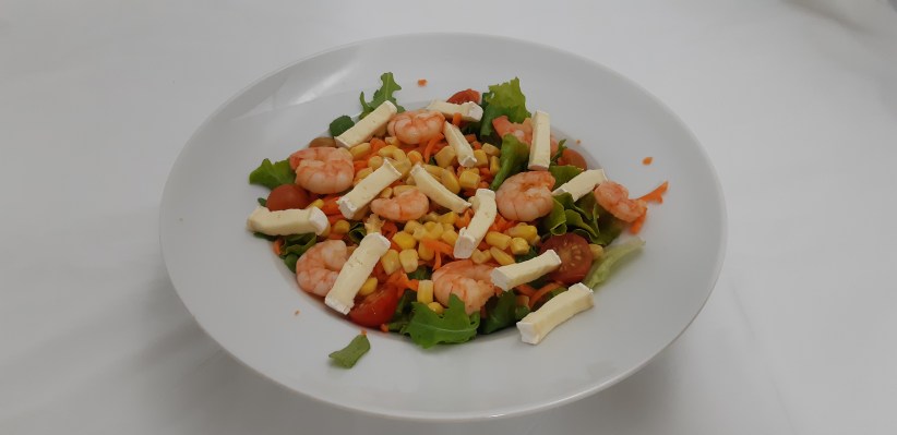 salada camarao e brie